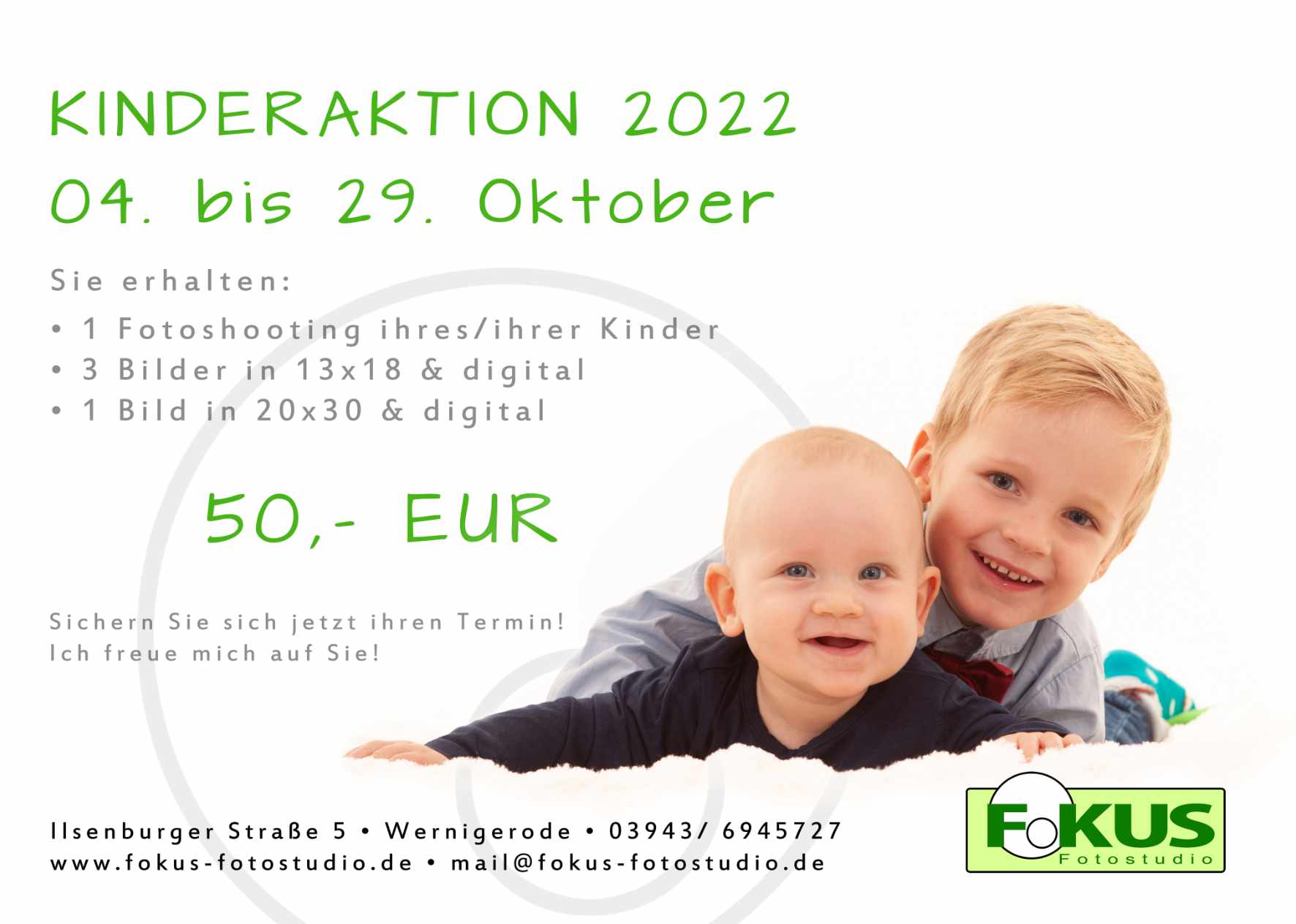 Kinderaktion 2022 vom 4.10. bis 29.10.